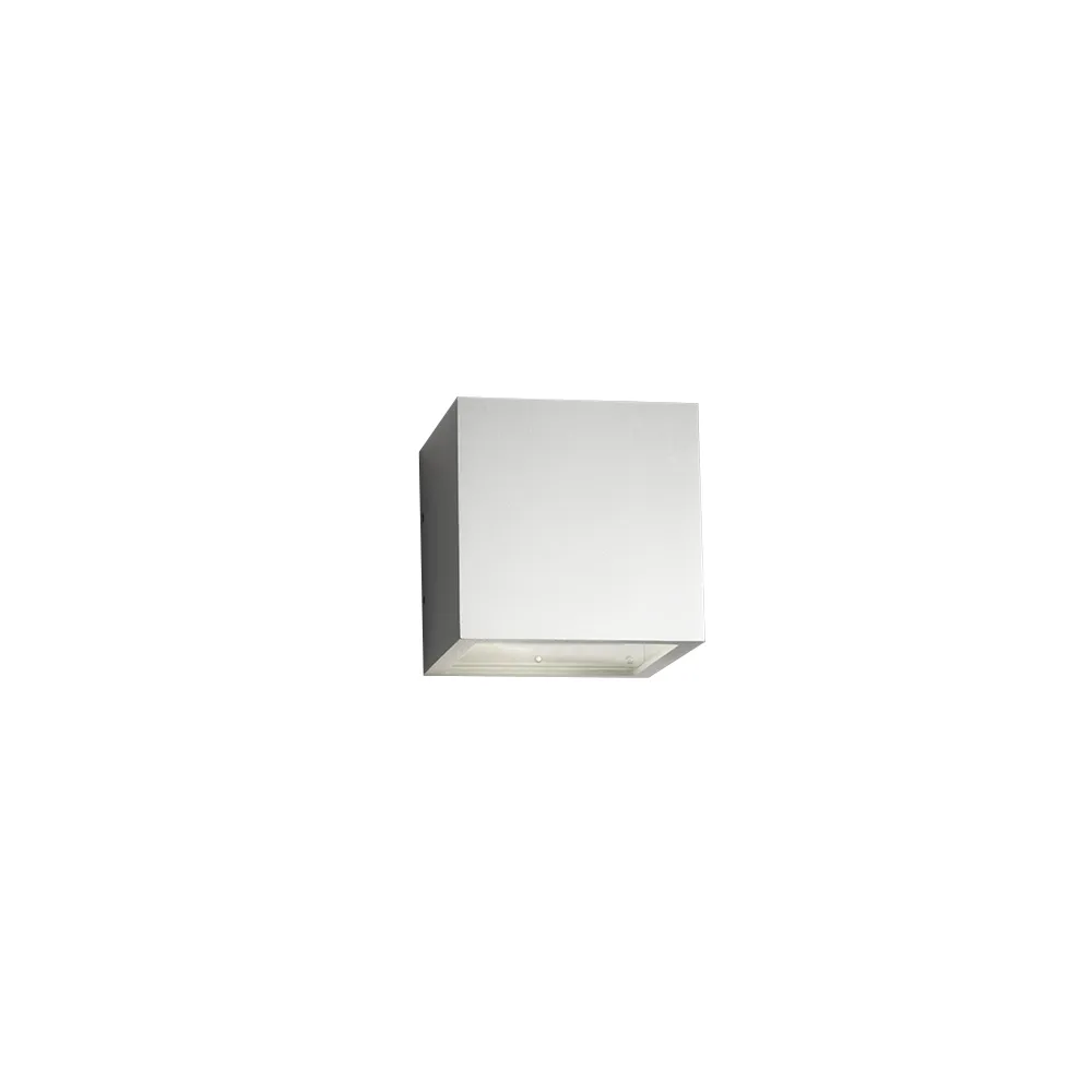 Cube Down muurlamp, white Light-Point