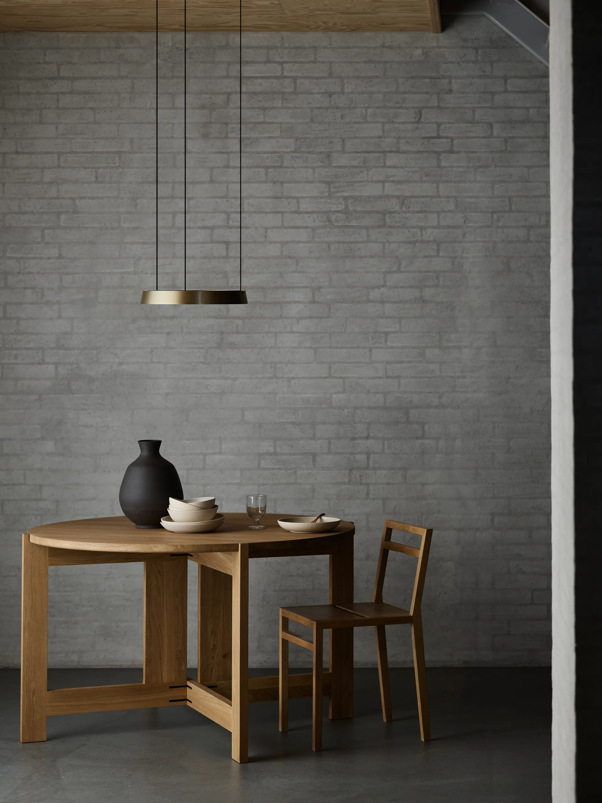 Edge round Ø40 hanglamp switch tune, Brass Light-Point