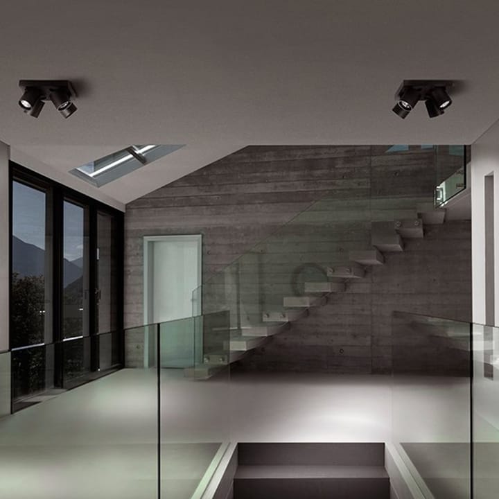 Focus 2 muur- en plafondlamp, black, 3000 kelvin Light-Point
