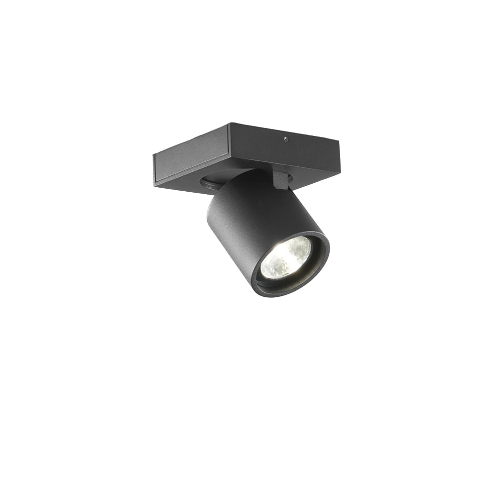 Light-Point Focus Mini 1 muur- en plafondlamp black, 2700 kelvin