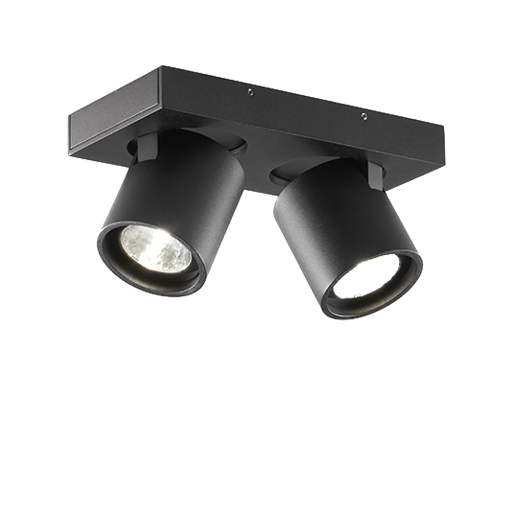 Light-Point Focus Mini 2 muur- en plafondlamp black, 2700 kelvin