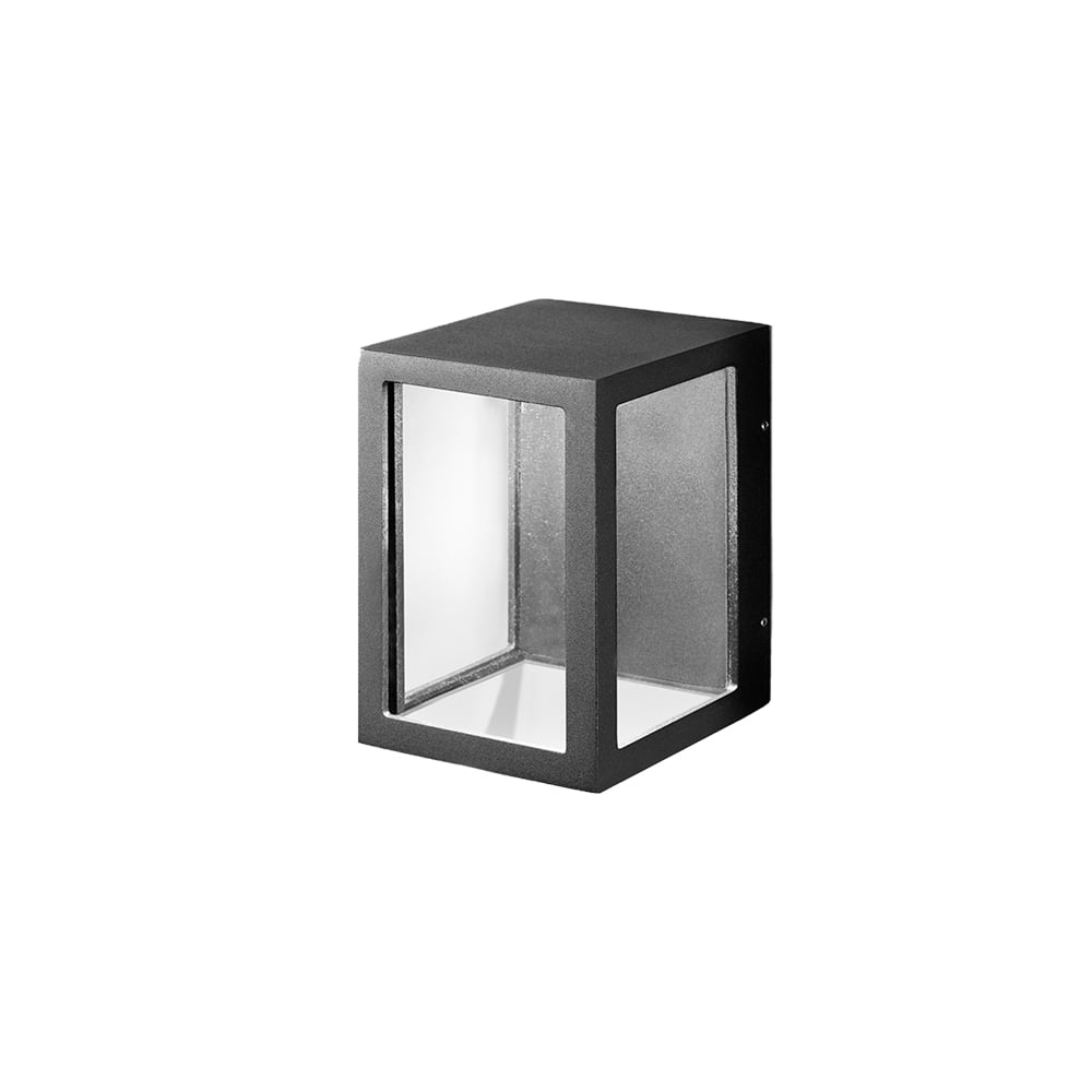 Light-Point Lantern W1 muurlamp black