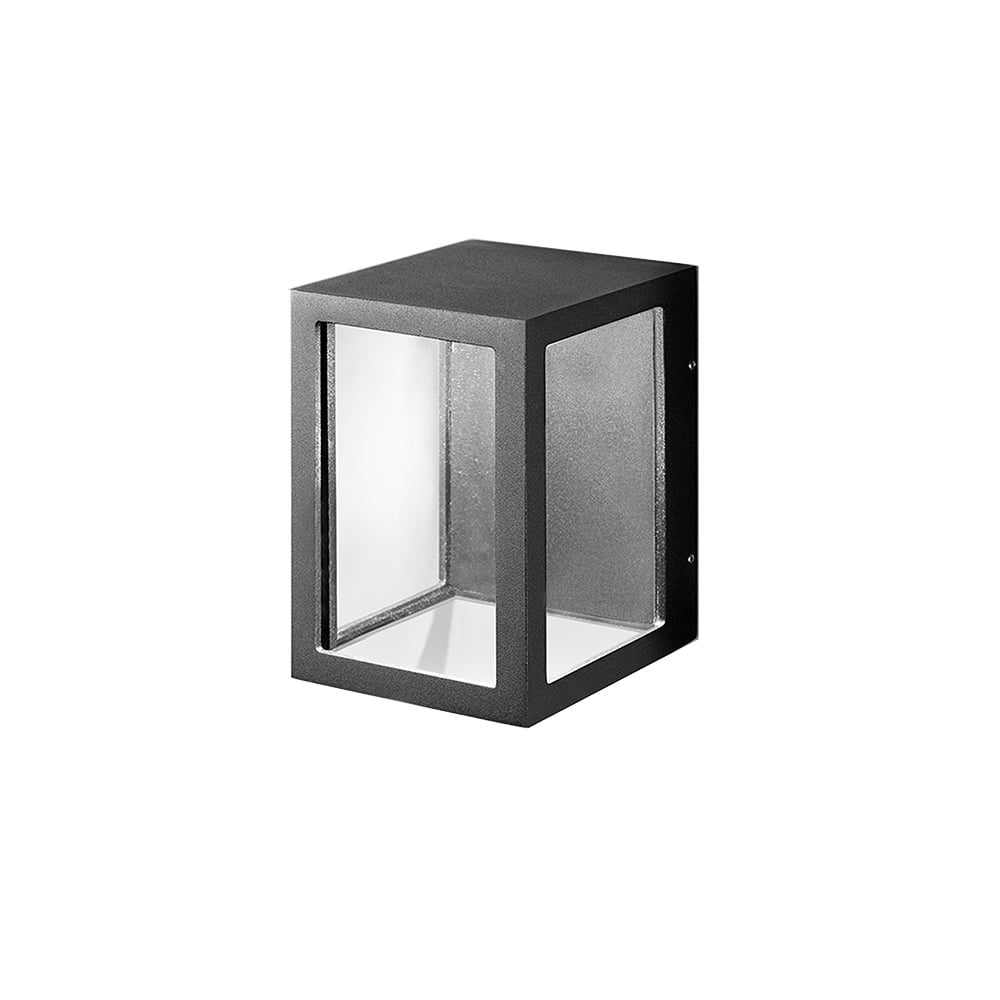 Light-Point Lantern W2 muurlamp black
