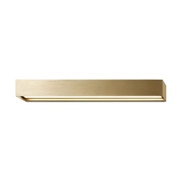 Linea W3 wandlamp switch tune - Brass, 7x60 cm - Light-Point