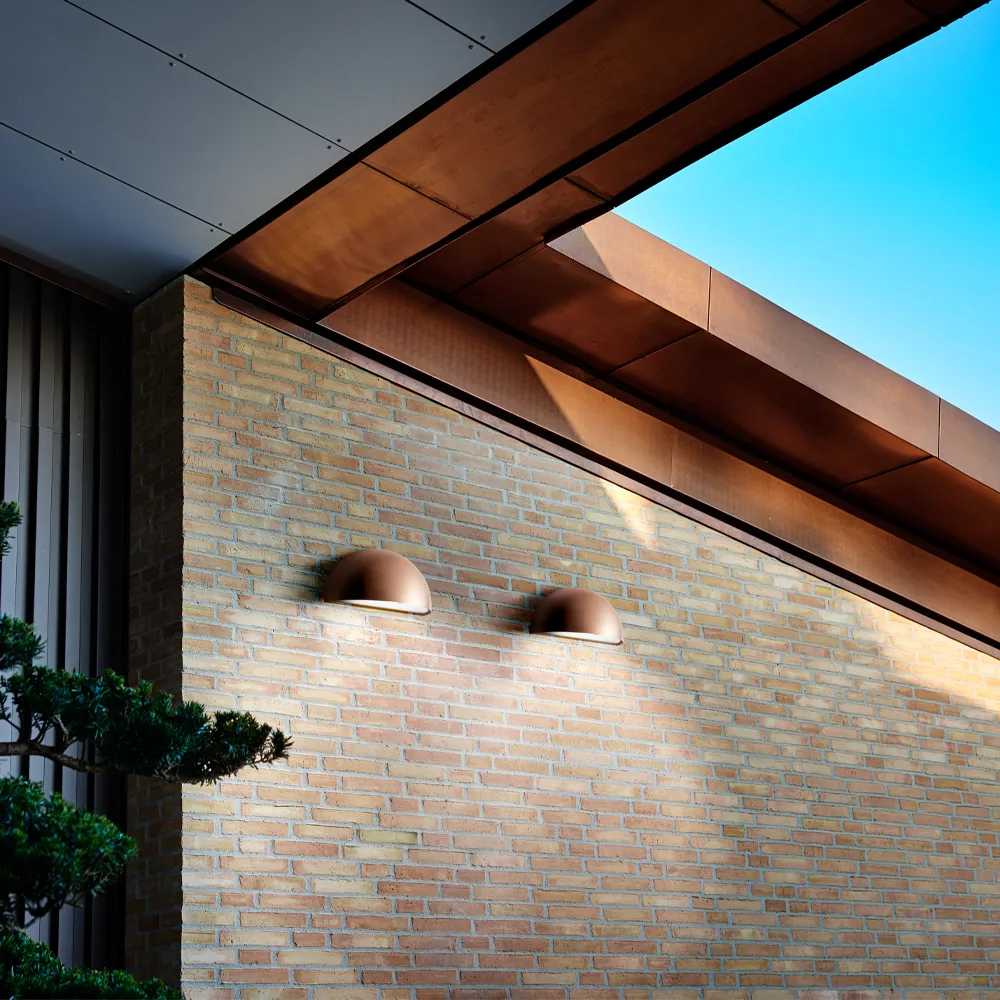 Rørhat muurlamp, copper Light-Point