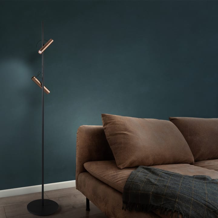 Spirit F1 vloerlamp, black/rose gold Light-Point
