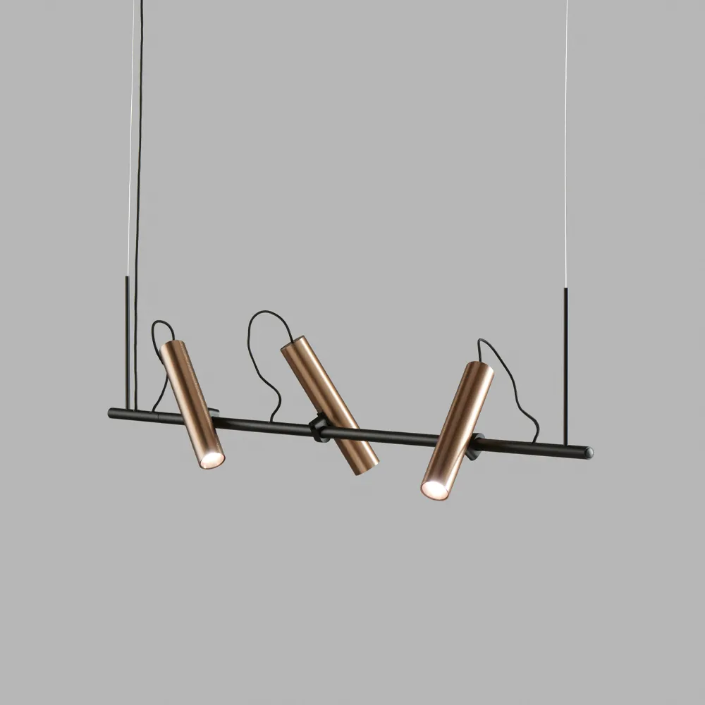 Spirit hanglamp, black/rose gold, s1000 Light-Point