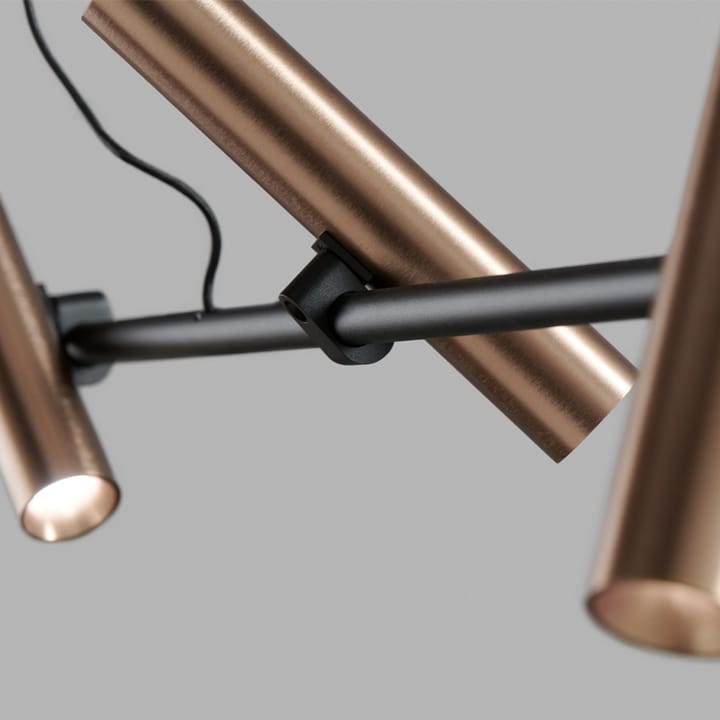 Spirit hanglamp, black/rose gold, s1500 Light-Point