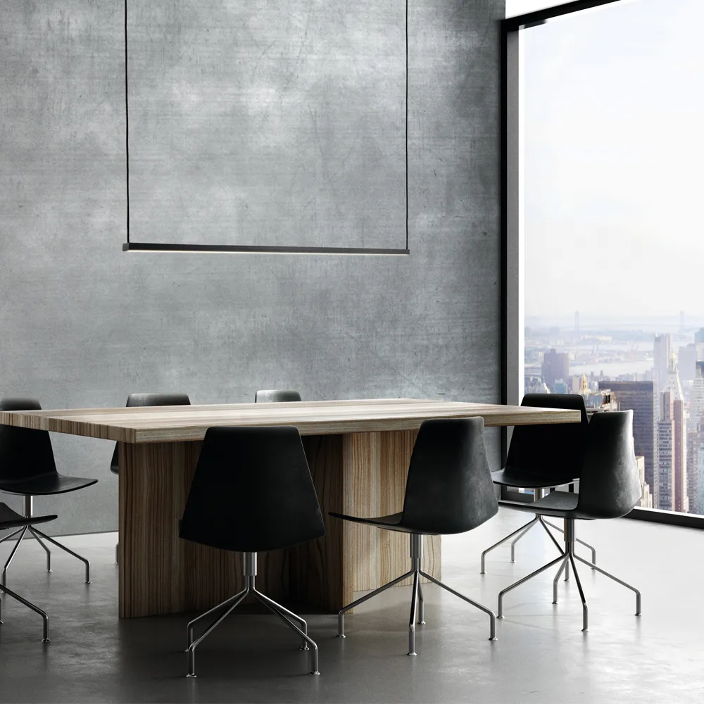 Stripe hanglamp, black, 1500 Light-Point