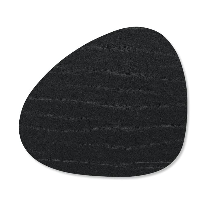 Buffalo onderzetter (glazen) curve - zwart - LIND DNA