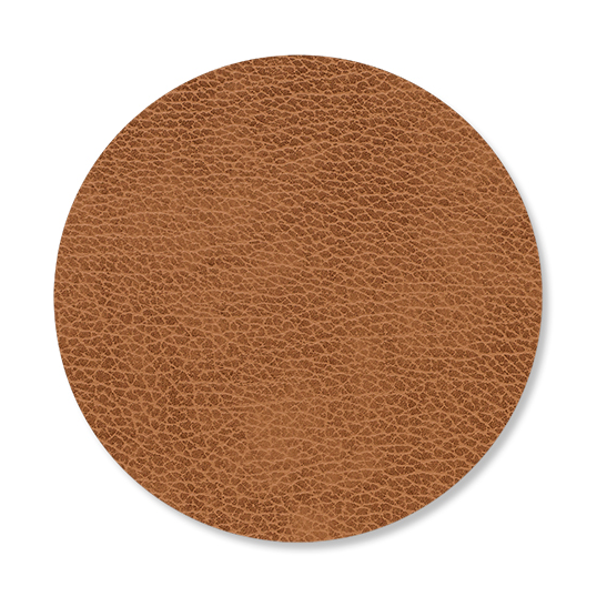 LIND DNA Bull onderzetter (glazen) circle Nature | Scandinavisch Interieur | Onderzetters | Beige