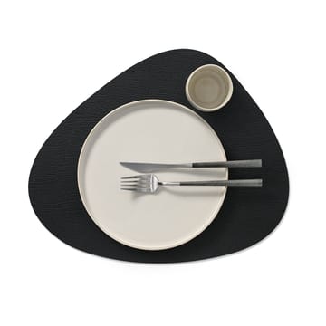 Bull placemat keerbaar curve L 1 St. - Cognac-black - LIND DNA