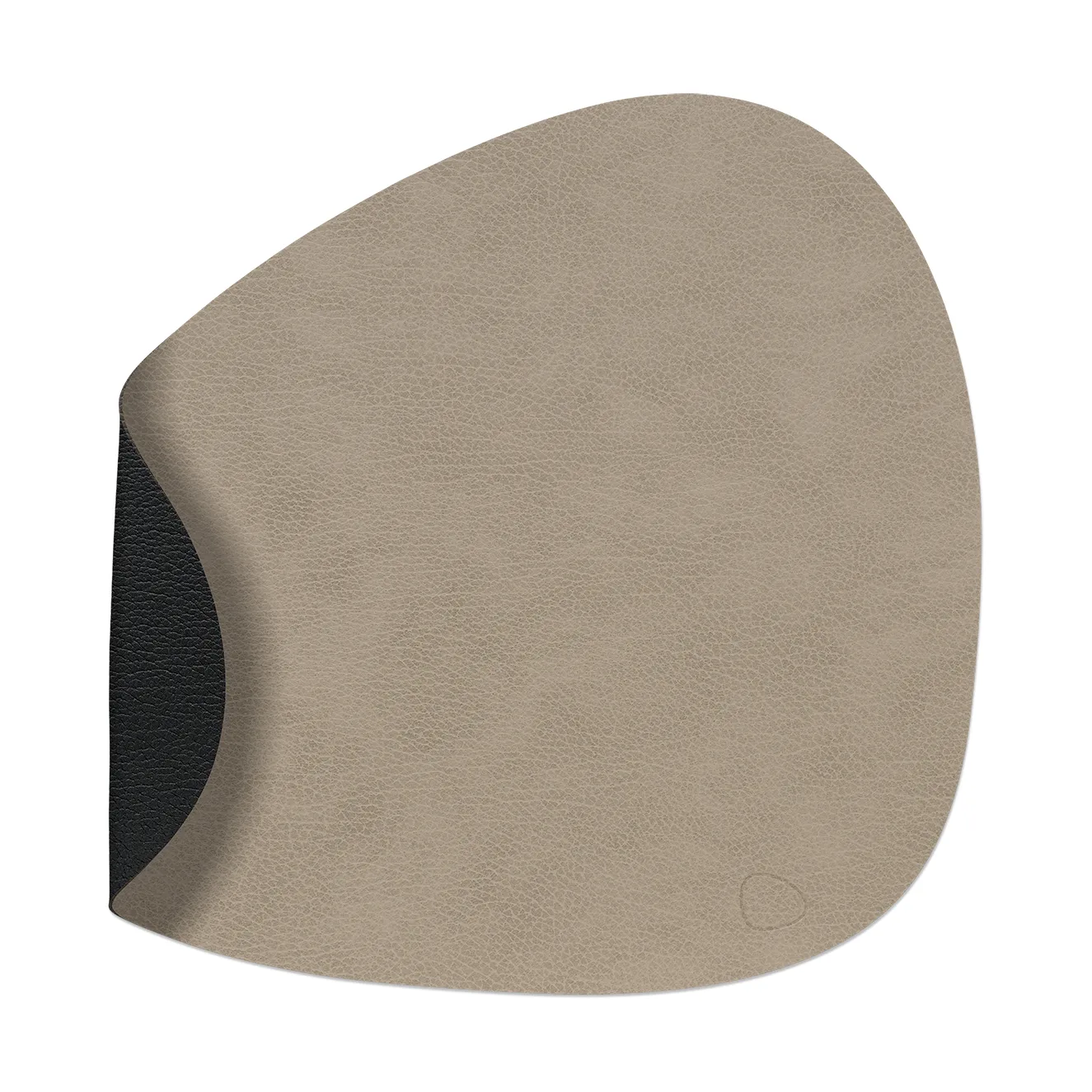 Bull placemat keerbaar curve L 1 St., Warm grey-black LIND DNA