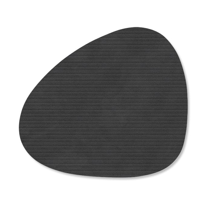 Corduroy onderzetter curve - Black - LIND DNA
