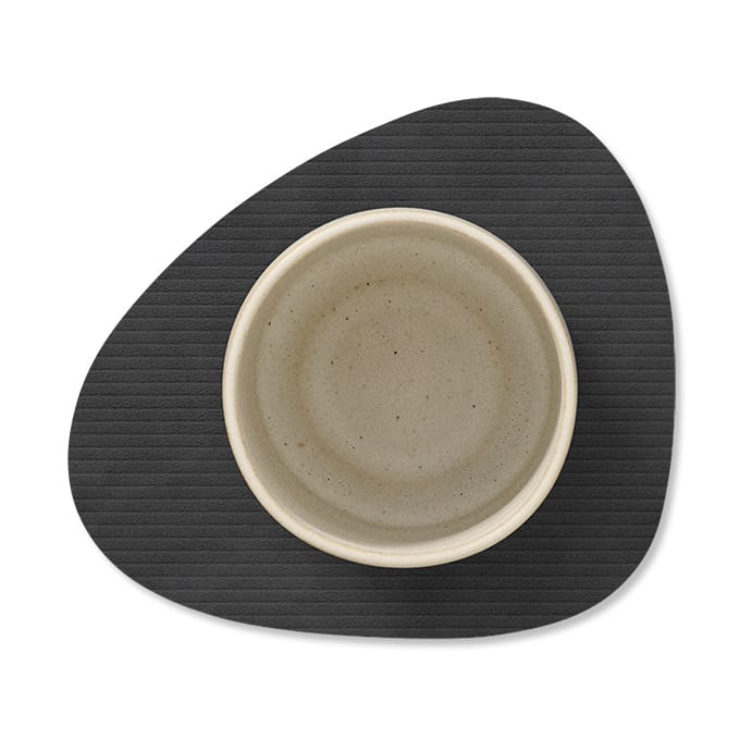 Corduroy onderzetter curve, Black LIND DNA