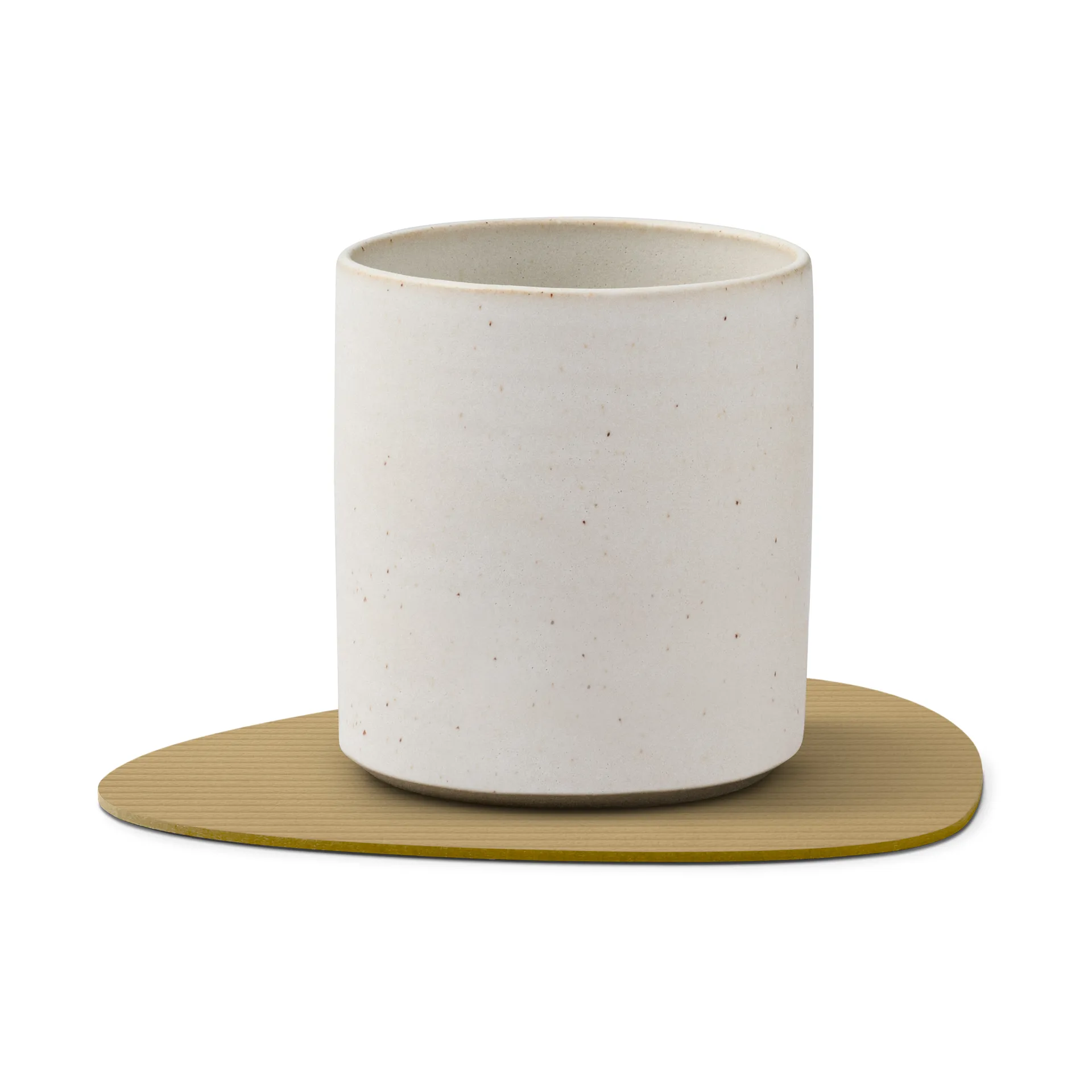 Corduroy onderzetter curve, Khaki LIND DNA