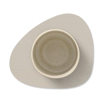 Corduroy onderzetter curve - Oyster White - LIND DNA
