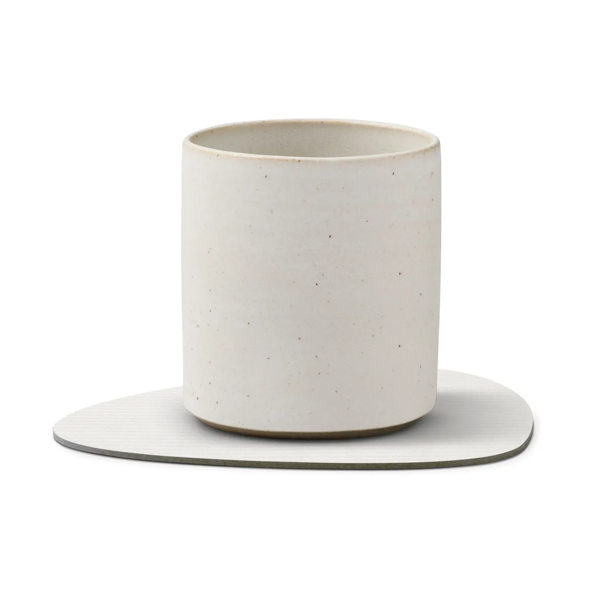 Corduroy onderzetter curve, Pure white LIND DNA