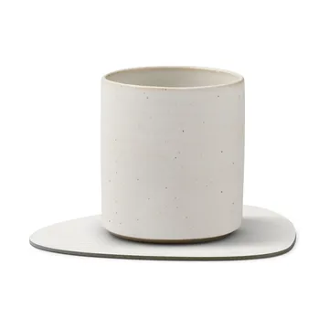 Corduroy onderzetter curve - Pure white - LIND DNA