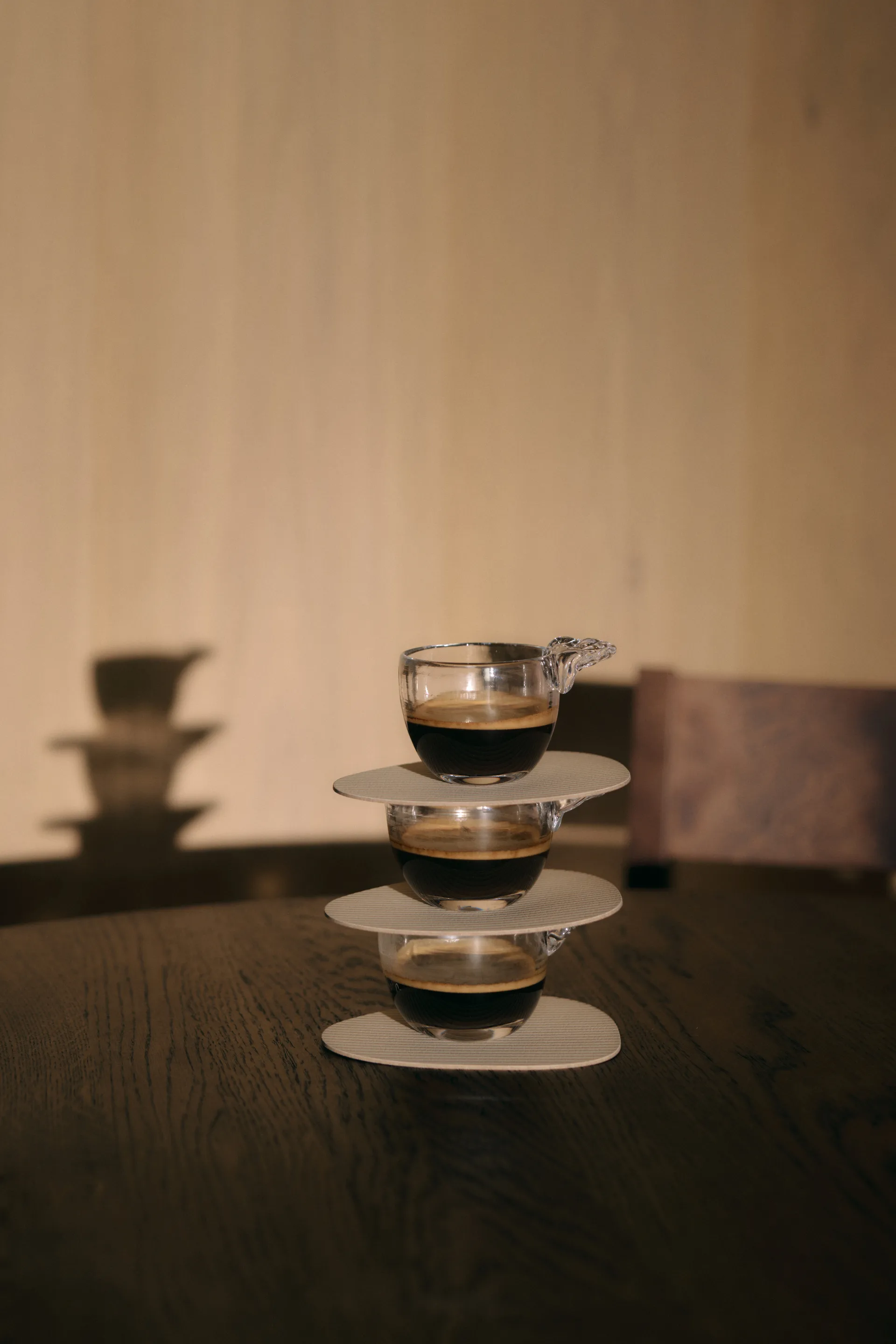 Corduroy onderzetter curve, Pure white LIND DNA