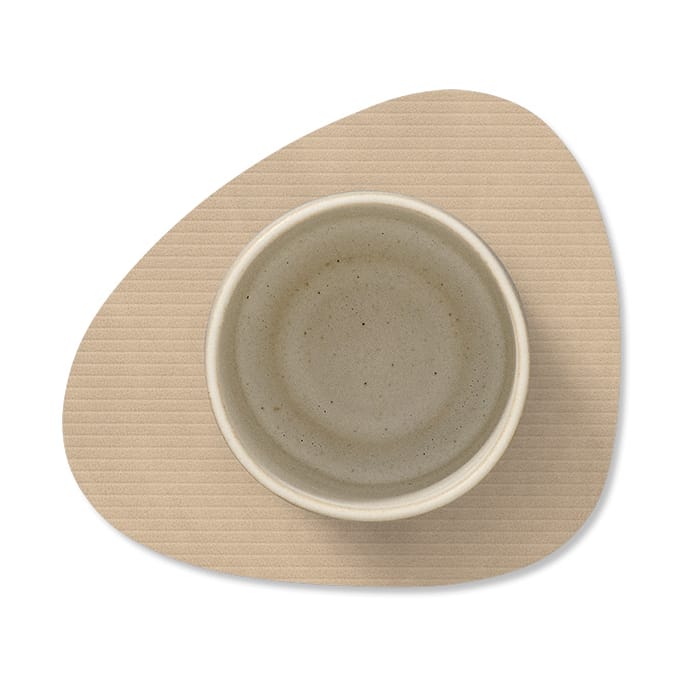 Corduroy onderzetter curve, Sand LIND DNA