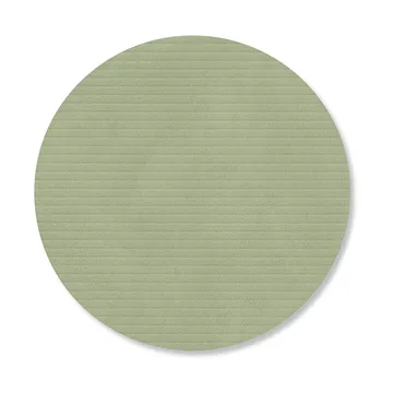 Corduroy onderzetter - Olive green, circle - LIND DNA
