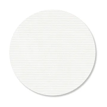 Corduroy onderzetter - Pure white, circle - LIND DNA