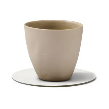 Corduroy onderzetter - Pure white, circle - LIND DNA