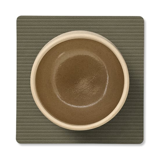 Corduroy onderzetter square, Army Green LIND DNA