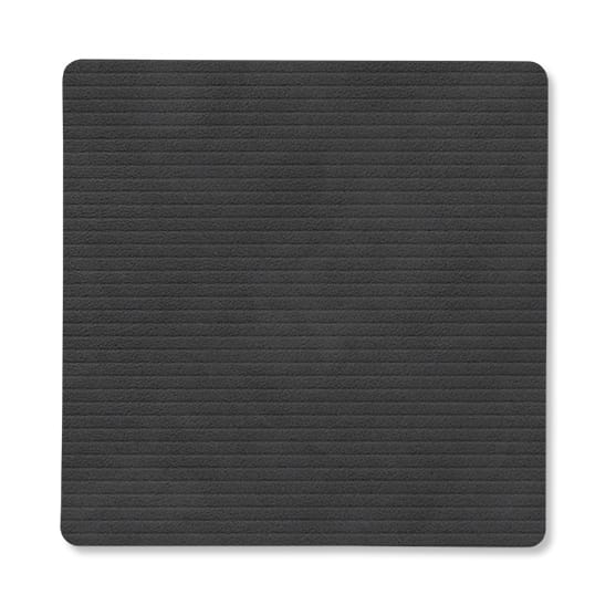 Corduroy onderzetter square - Black - LIND DNA