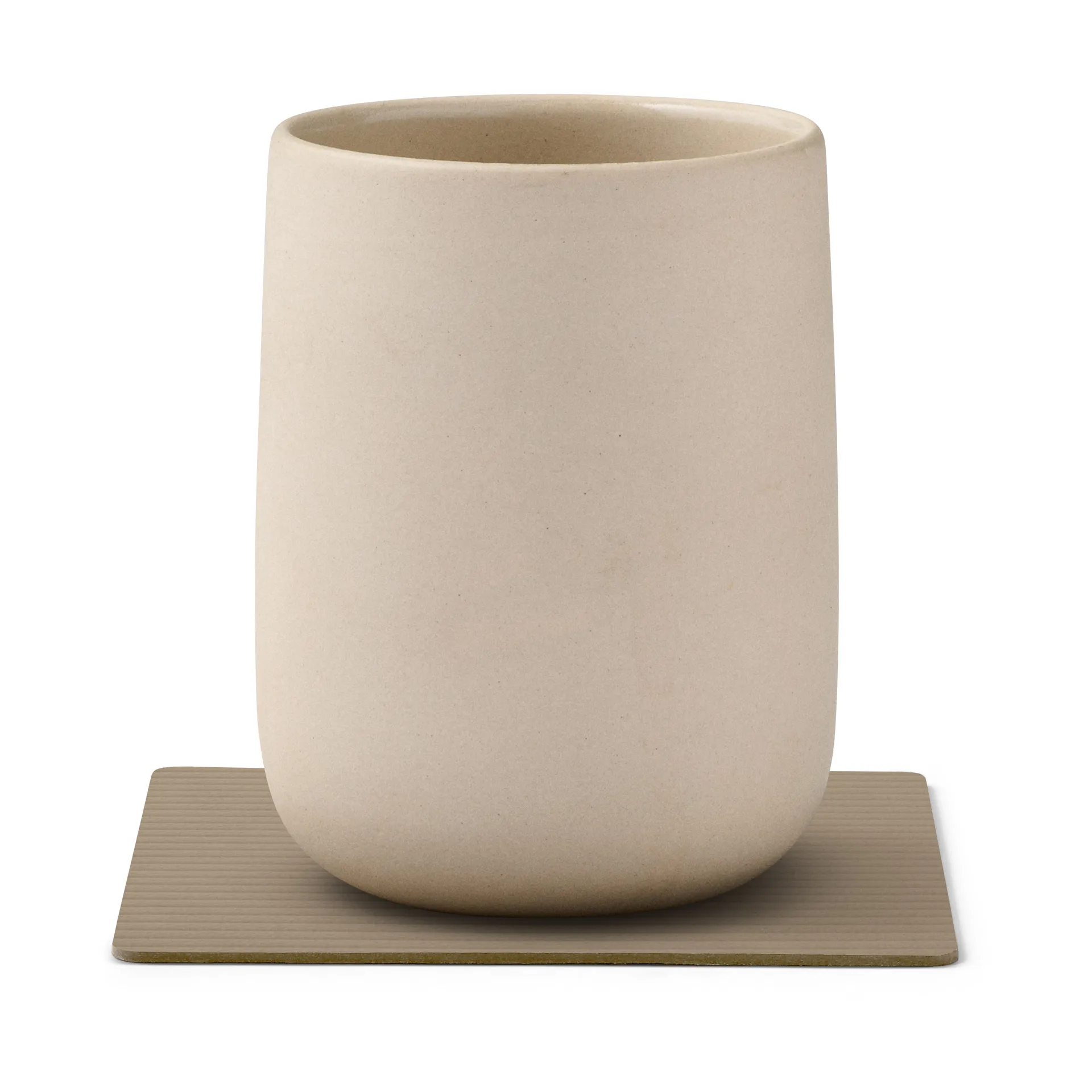 Corduroy onderzetter square, Clay Brown LIND DNA