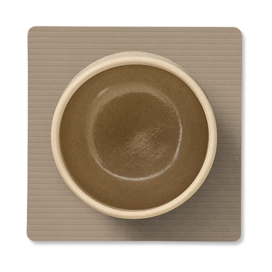 Corduroy onderzetter square, Clay Brown LIND DNA
