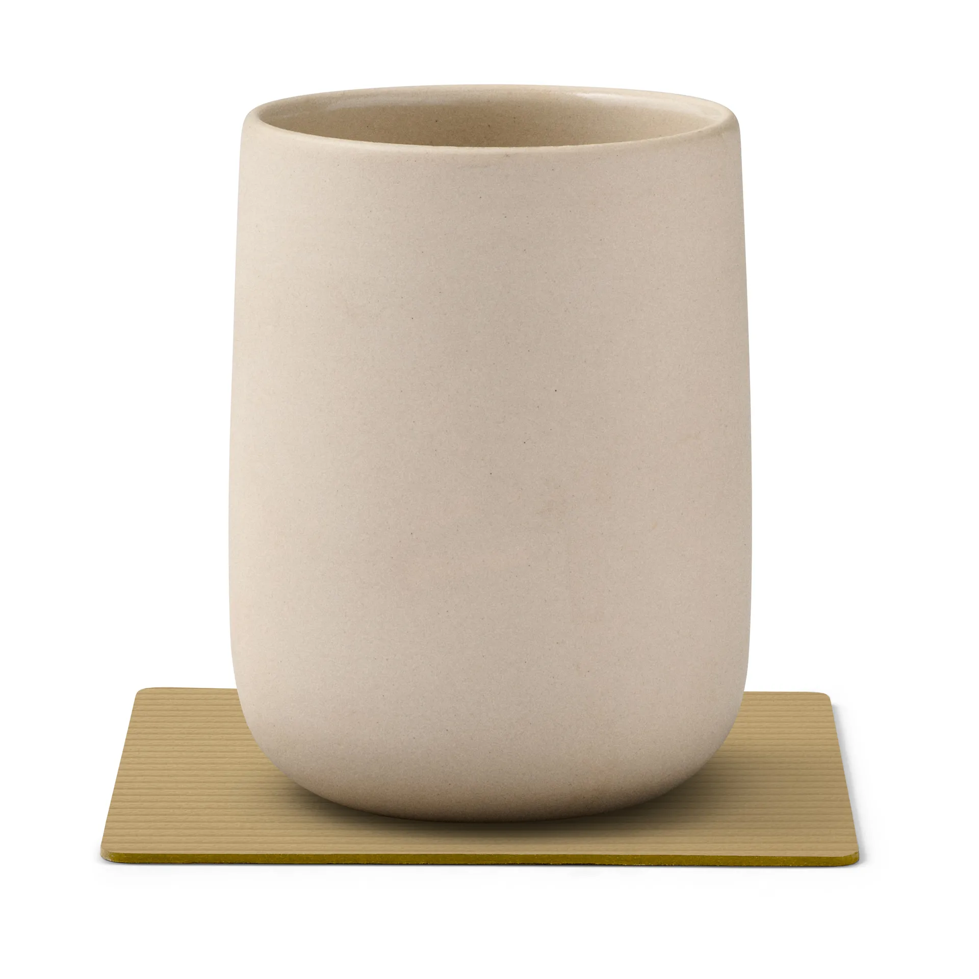 Corduroy onderzetter square, Khaki LIND DNA