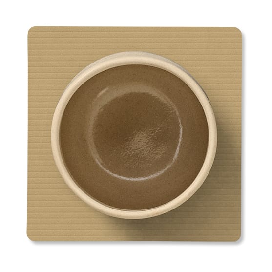 Corduroy onderzetter square, Khaki LIND DNA