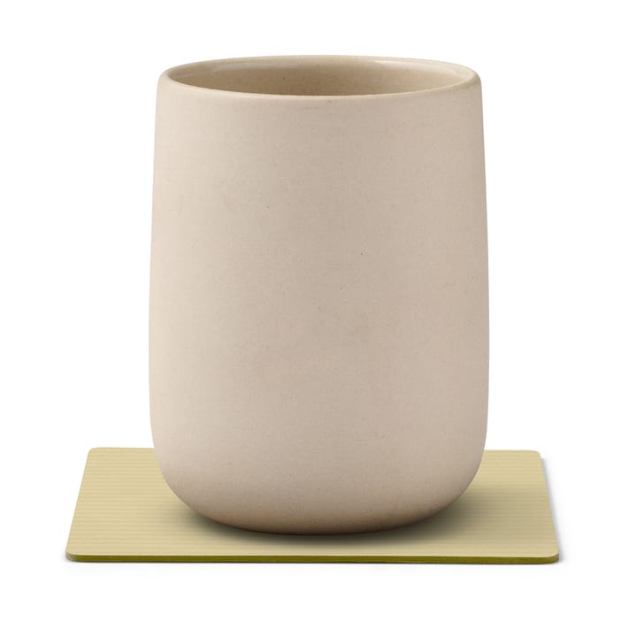 Corduroy onderzetter square, Lemon Sorbet LIND DNA