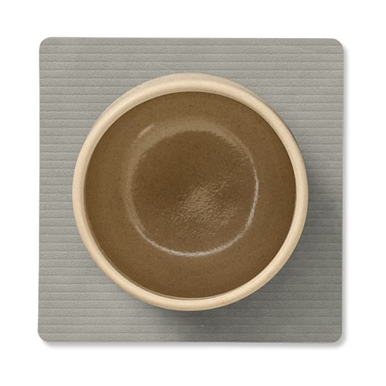 Corduroy onderzetter square, Light Grey LIND DNA