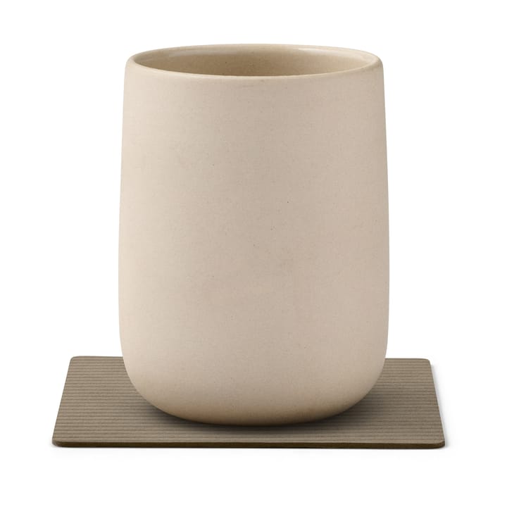 Corduroy onderzetter square, Nomad Grey LIND DNA