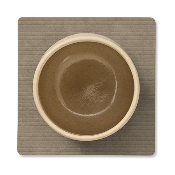 Corduroy onderzetter square, Nomad Grey LIND DNA