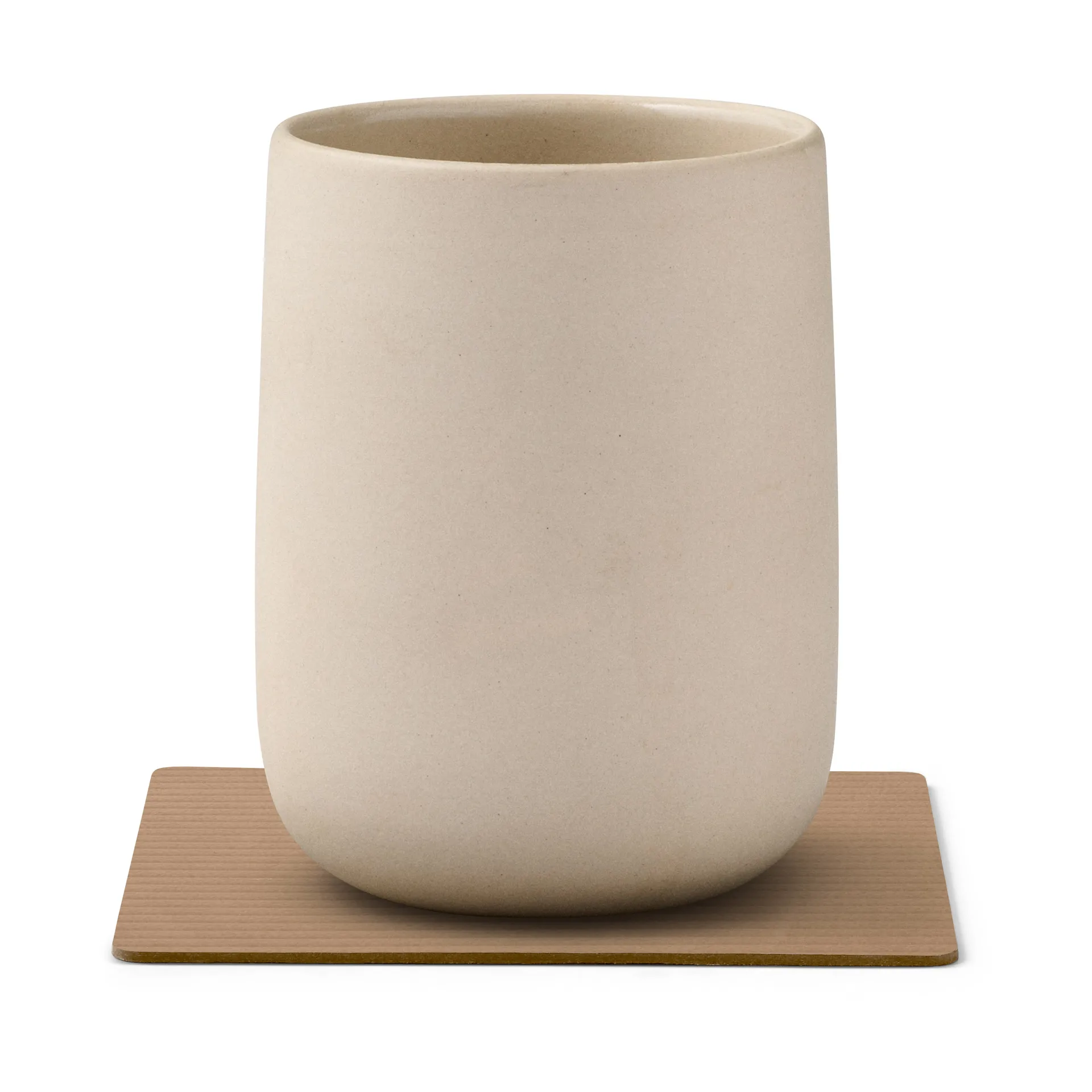 Corduroy onderzetter square, Nougat LIND DNA