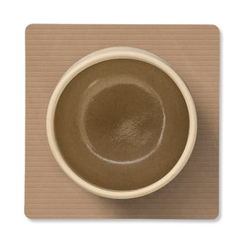 Corduroy onderzetter square - Nougat - LIND DNA