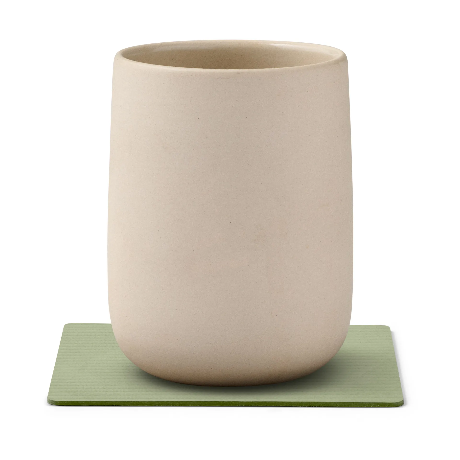 Corduroy onderzetter square, Olive Green LIND DNA