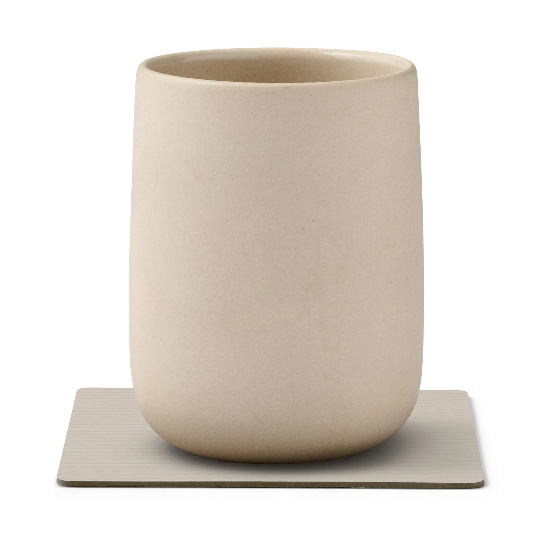 Corduroy onderzetter square, Oyster White LIND DNA