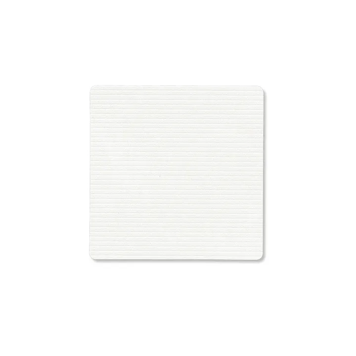 Corduroy onderzetter square - Pure white - LIND DNA