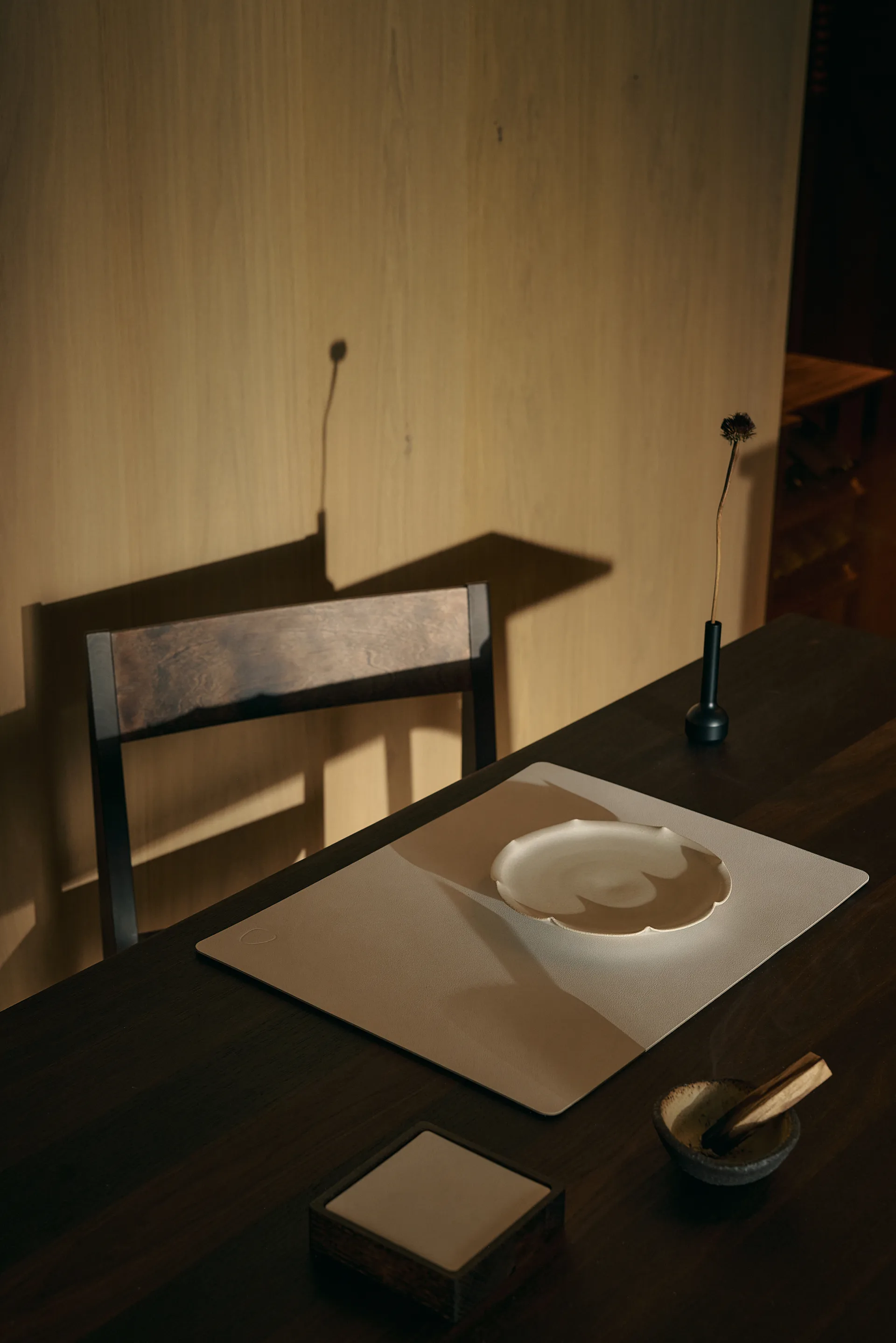 Corduroy onderzetter square, Pure white LIND DNA