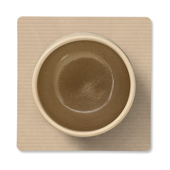 Corduroy onderzetter square, Sand LIND DNA