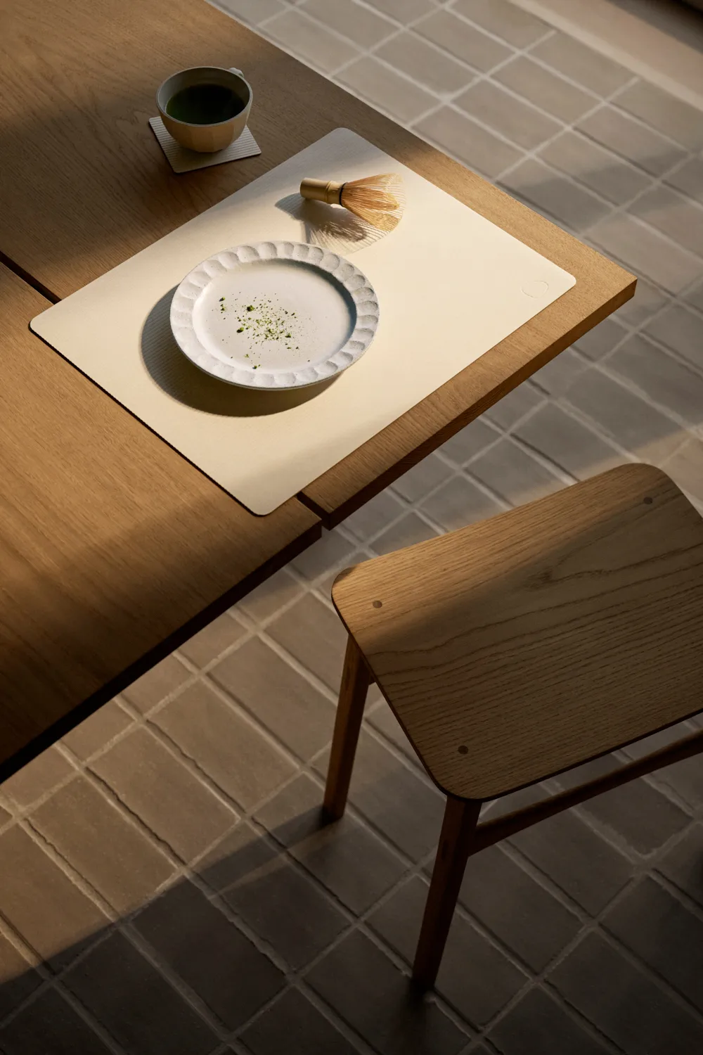 Corduroy onderzetter square, Vanilla LIND DNA