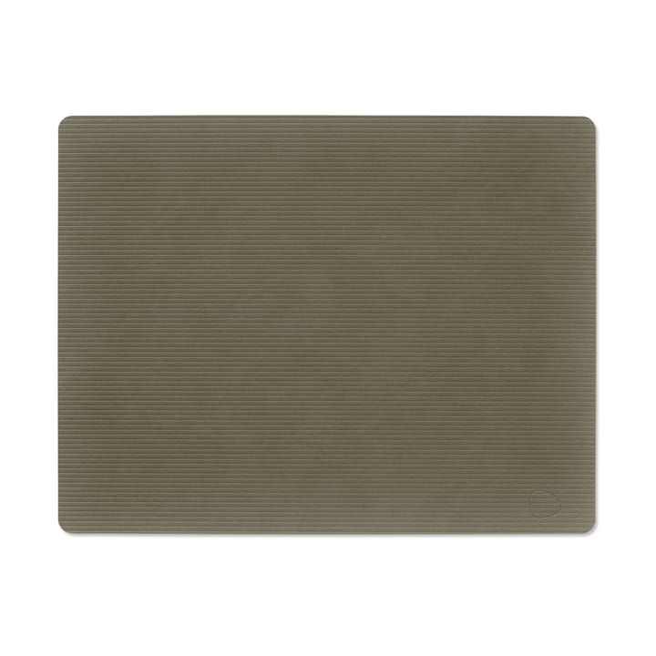 Corduroy placemat square L, Army Green LIND DNA