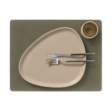 Corduroy placemat square L - Army Green - LIND DNA