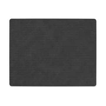 Corduroy placemat square L - Black - LIND DNA