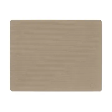 Corduroy placemat square L - Clay Brown - LIND DNA